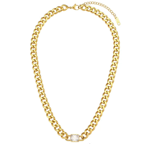 CSP: Chain with Diamond Pendant Necklace