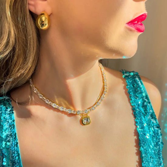 Bracha: Colette Necklace - Crystal