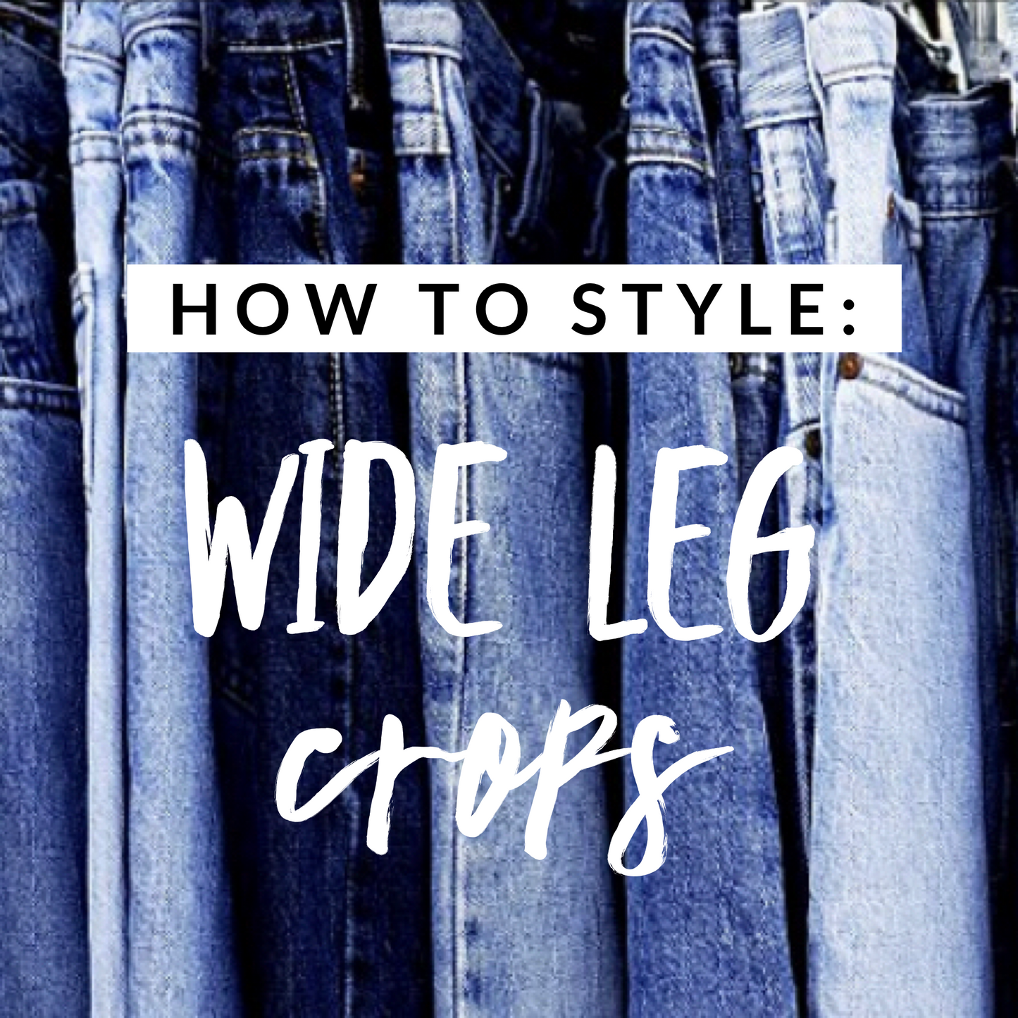 how to style wide leg cropped pants