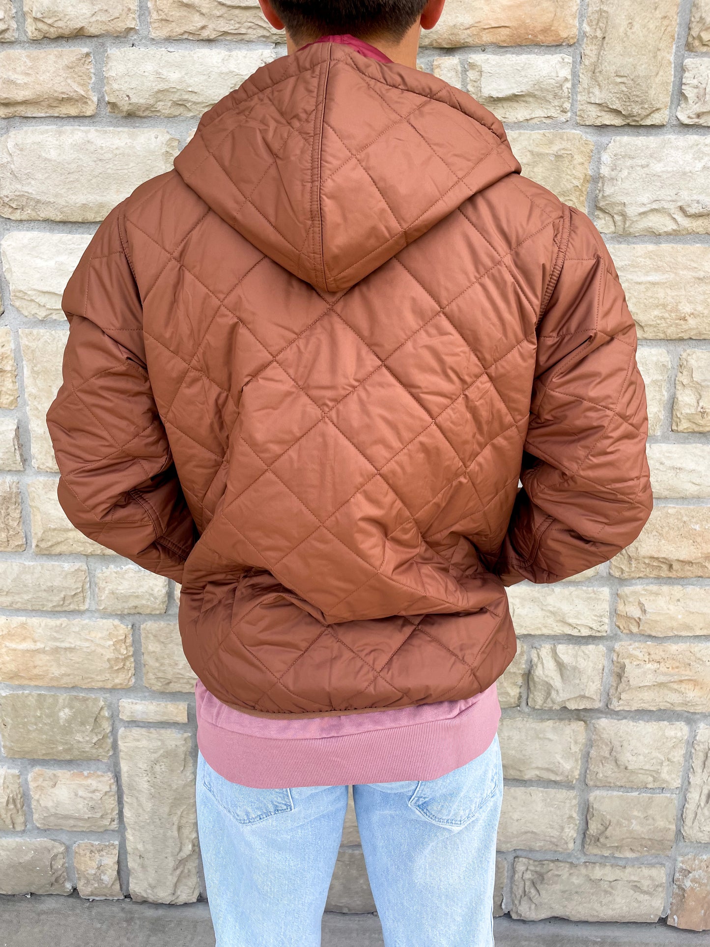 Load image into Gallery viewer, Patagonia: M&amp;#39;s Diamond Quilted Bomber Hoody - MEBN
