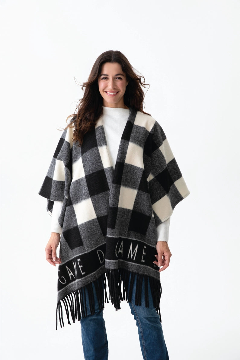 Game Day Cape-Black