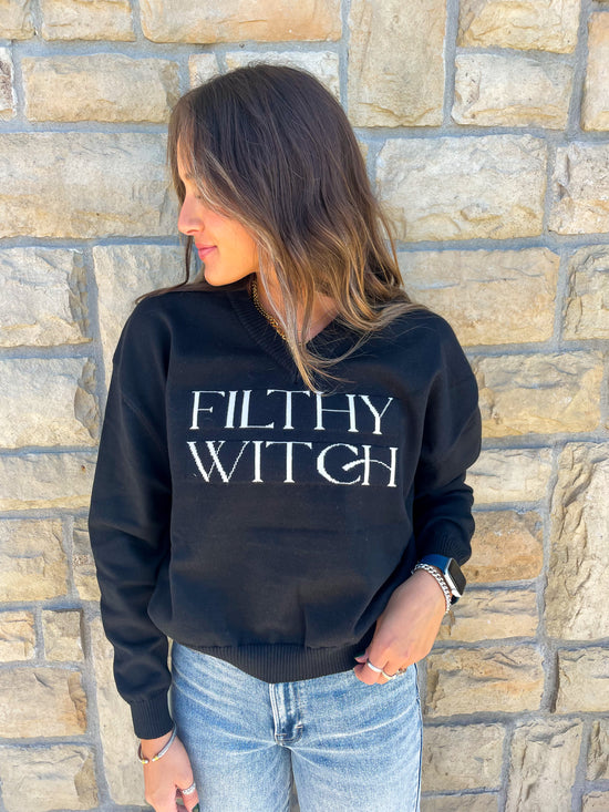 Load image into Gallery viewer, Filthy Witch Sweater
