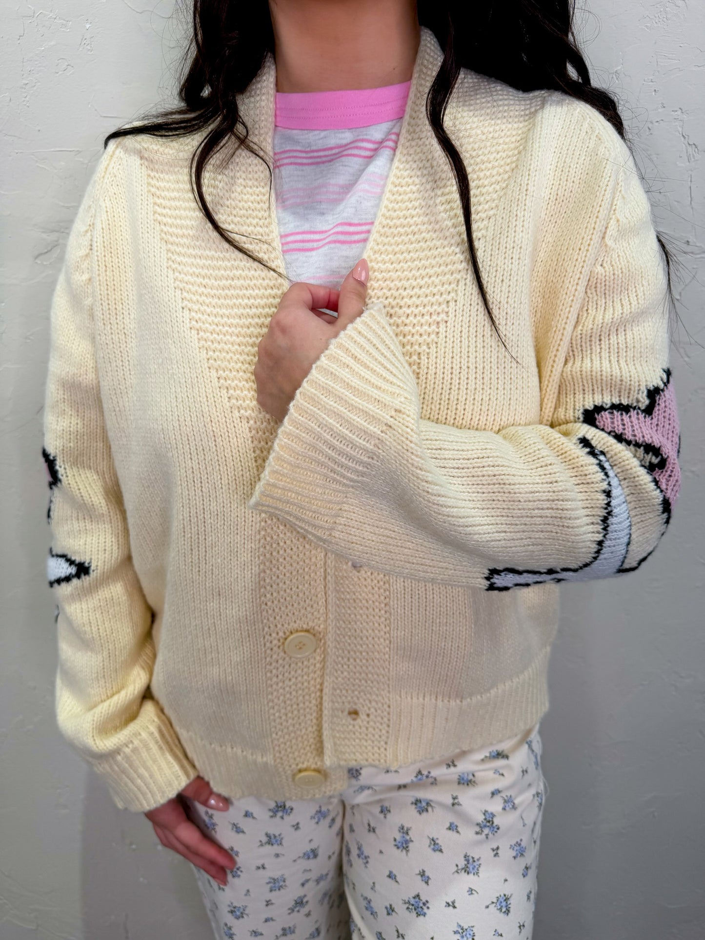 Orchid Oversized Cardigan-One Size