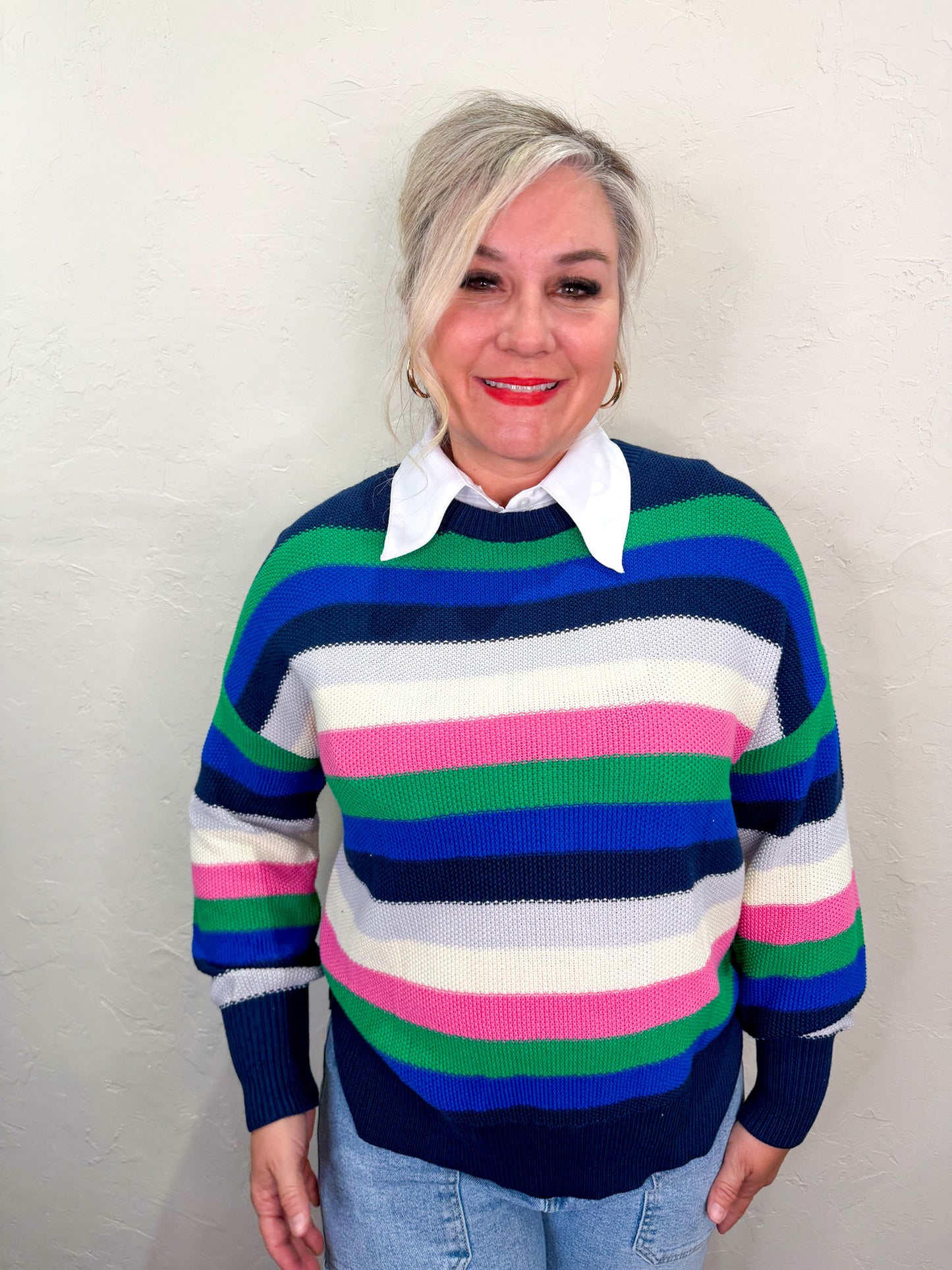 Prep School Striped Sweater