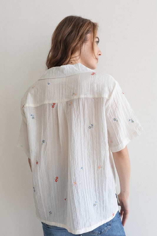 Lottie Embroidered Blouse