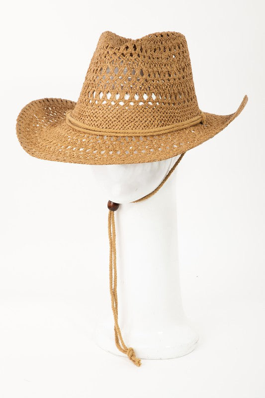 Yipee! Straw Cowboy Hat - Tan