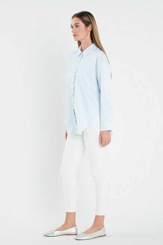 English Factory: Spring Blues Blouse
