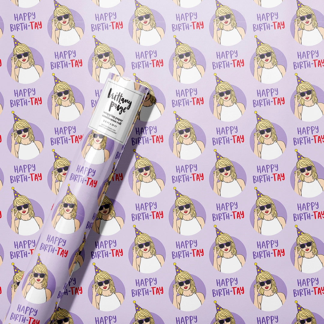 Load image into Gallery viewer, Specialty Wrapping Paper Tube - Happy Birth-Tay
