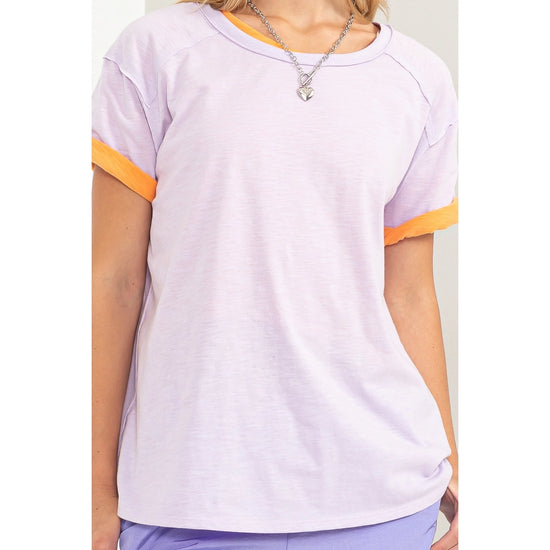 Perfect Day Oversized Tee - Lavender