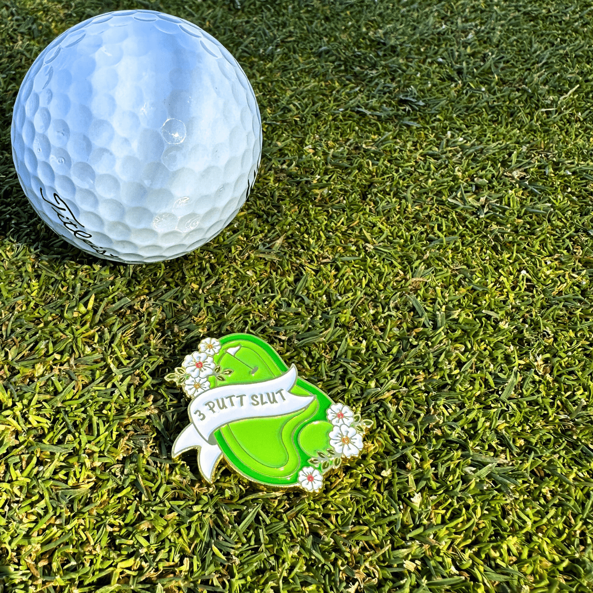 3 Putt Slut Women's Golf Ball Marker - Revel Boutique