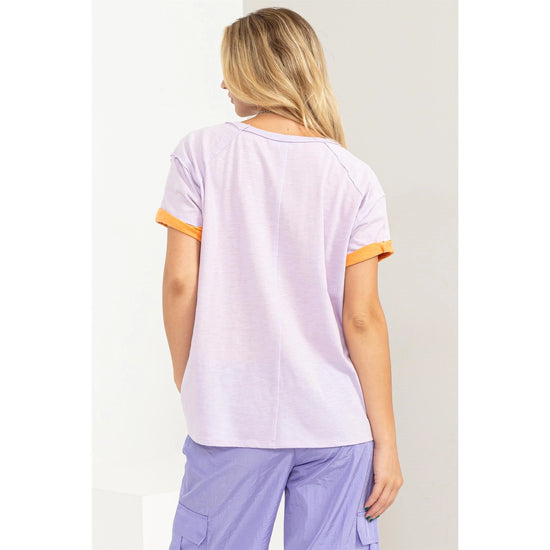 Perfect Day Oversized Tee - Lavender