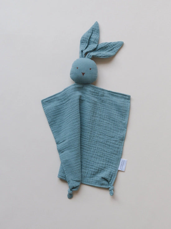 Organic Cotton Lovey - Teal Green
