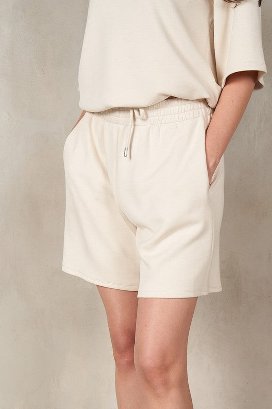 Crosscountry Neoprene Shorts - Cream