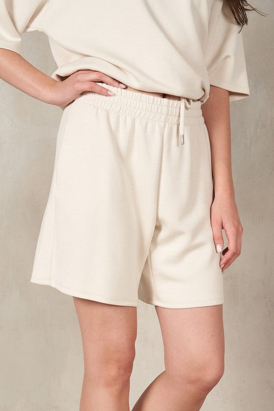 Crosscountry Neoprene Shorts - Cream