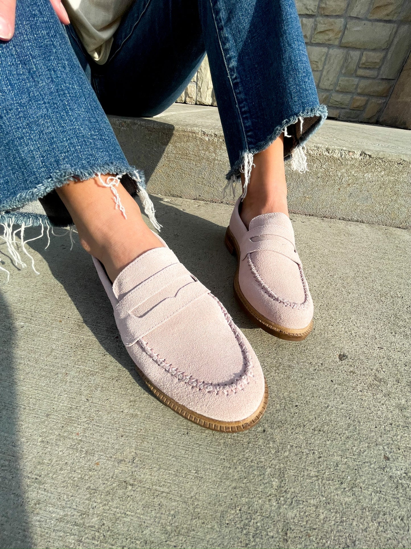 Load image into Gallery viewer, Kelsi Dagger: Lens Suede Loafer - Paloma
