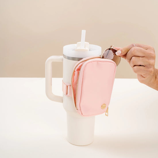 Load image into Gallery viewer, On The Move Tumbler Fanny Pack - Dusty Blush
