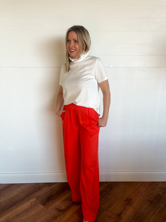 FRNCH: Palmina Pants - Rouge