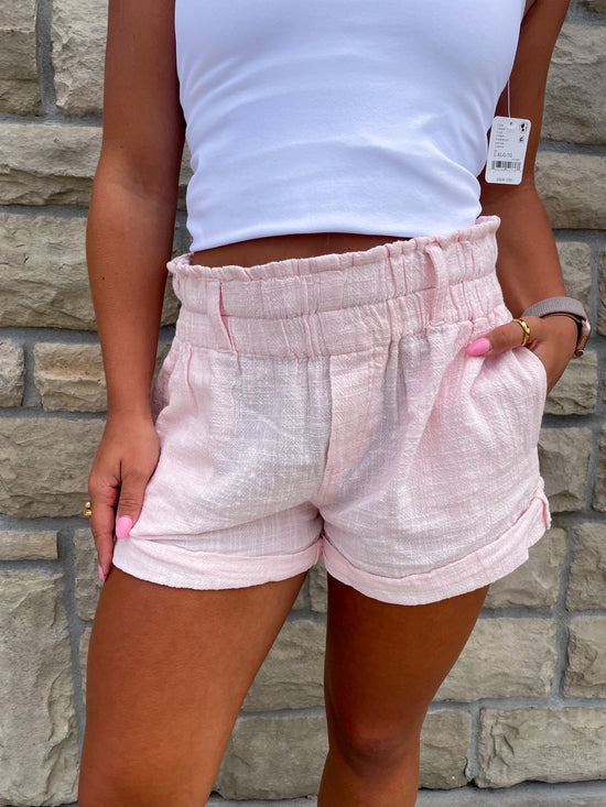 Free People: Solar Flare Shorts - Pink-A-Boo