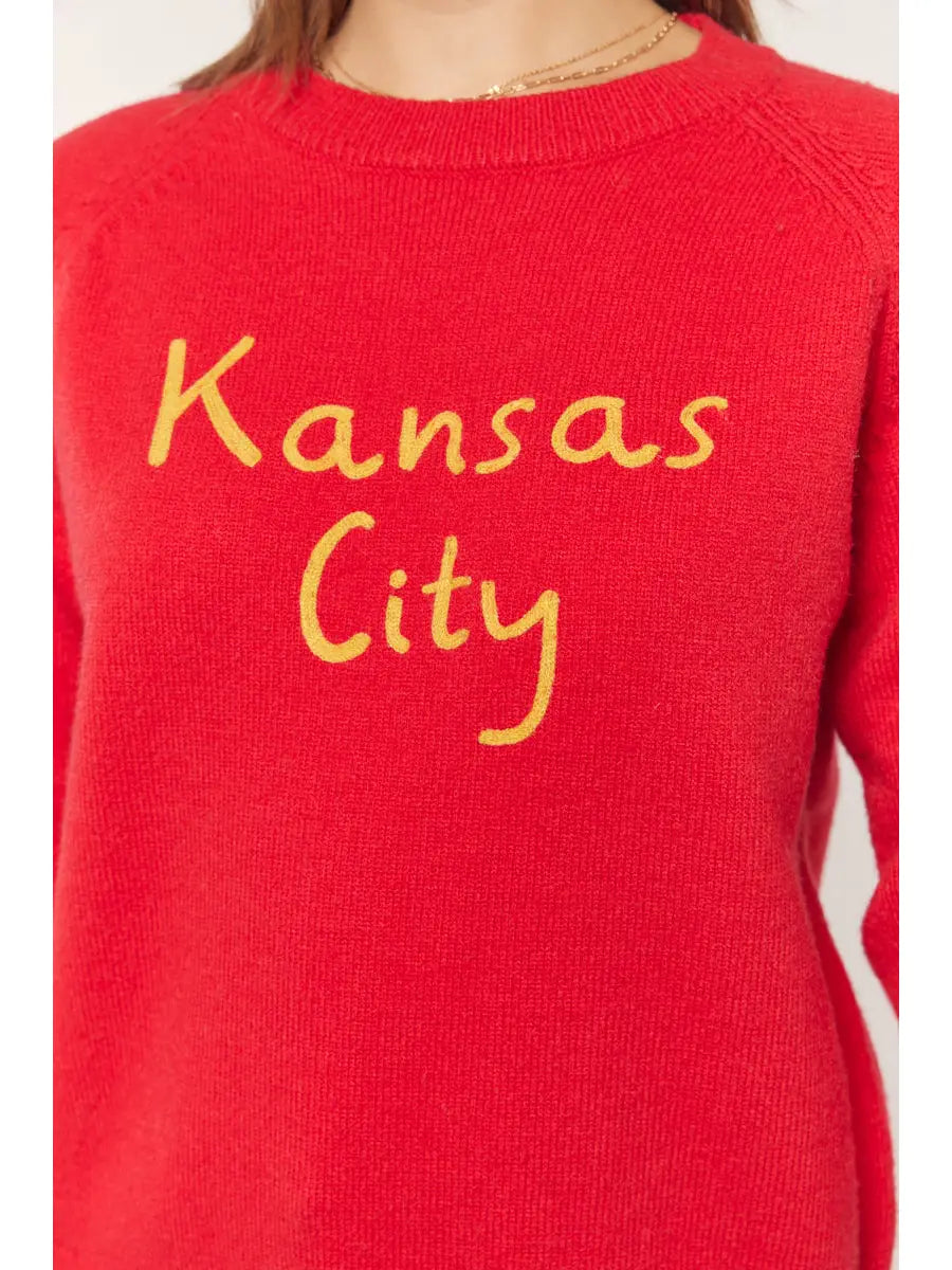 Kansas City Script Sweater