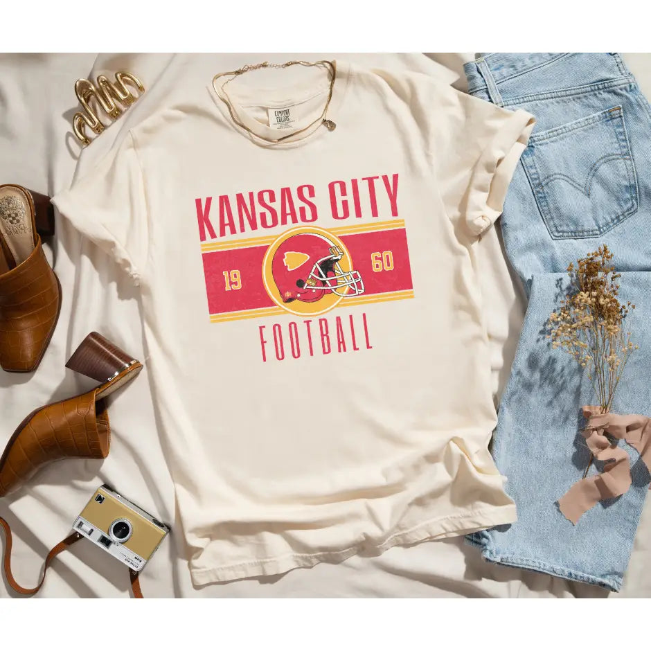 Vintage Kansas City Tee-Ivory
