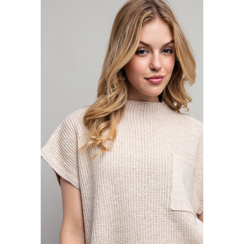 Load image into Gallery viewer, Freya Sweater Top -Cream
