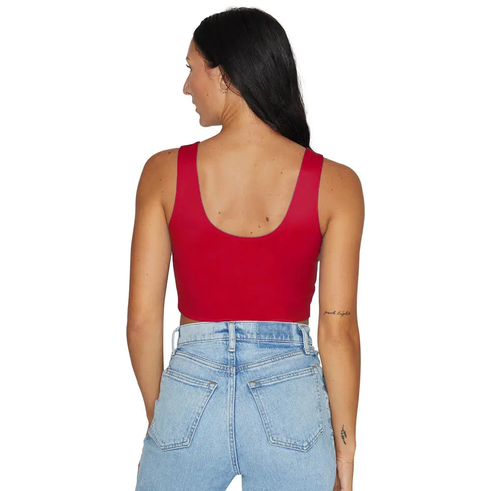 Jayhawk Crop Tank-One Size