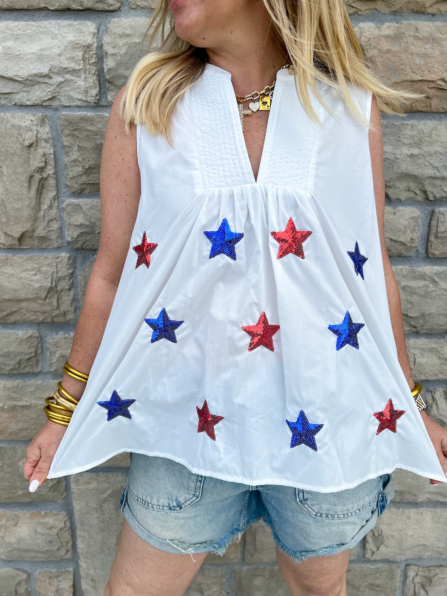 You're A Star Sequin Top