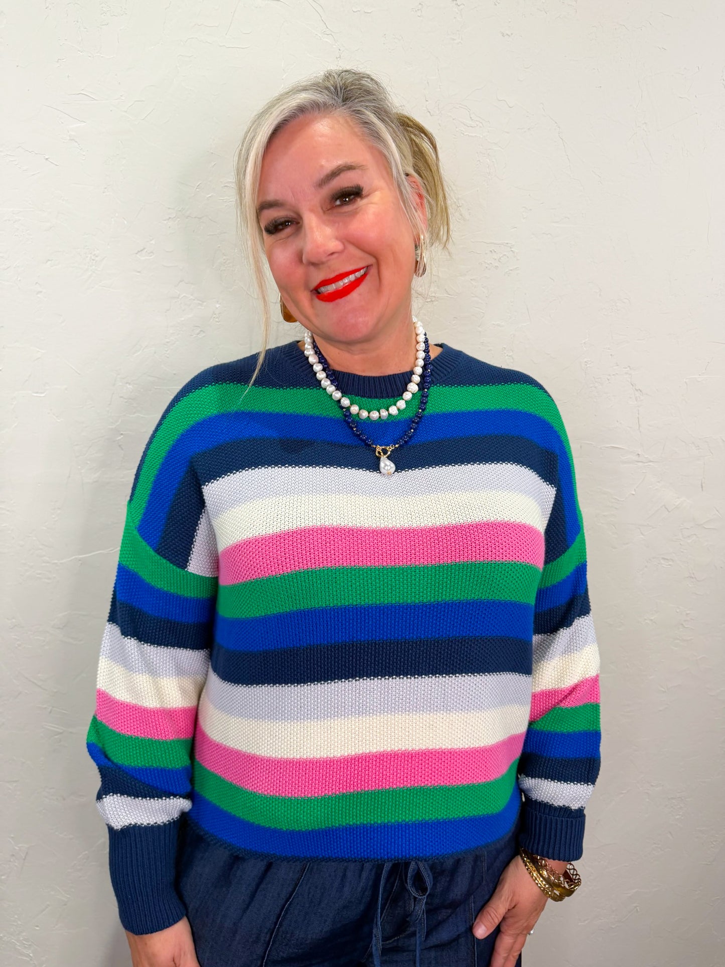 Prep School Striped Sweater