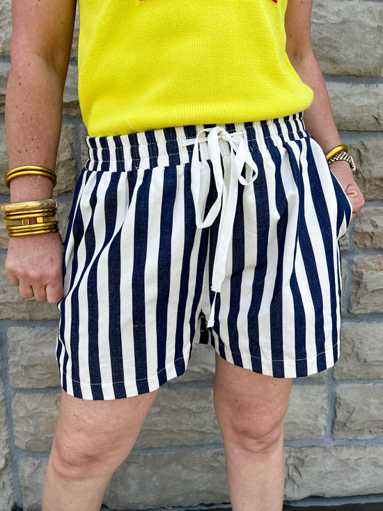 Ahoy Twill Stripe Shorts