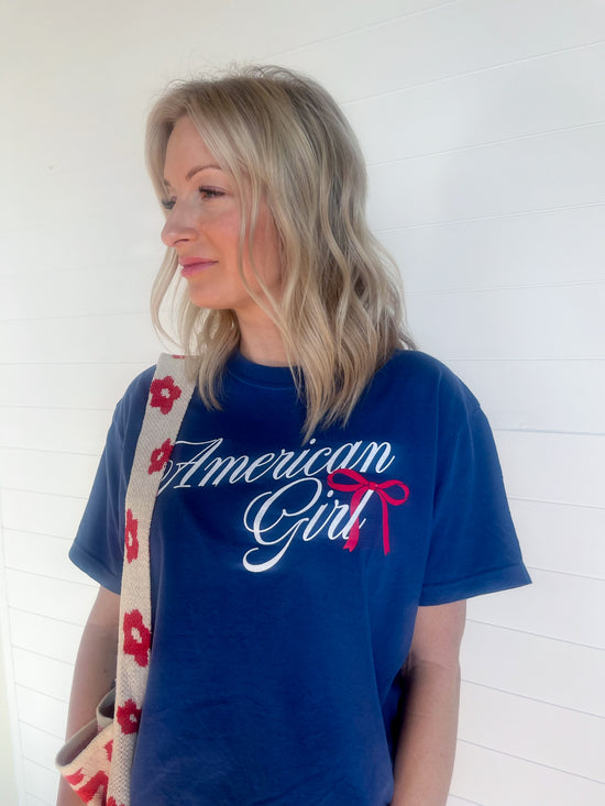 American Girl Bow Tee