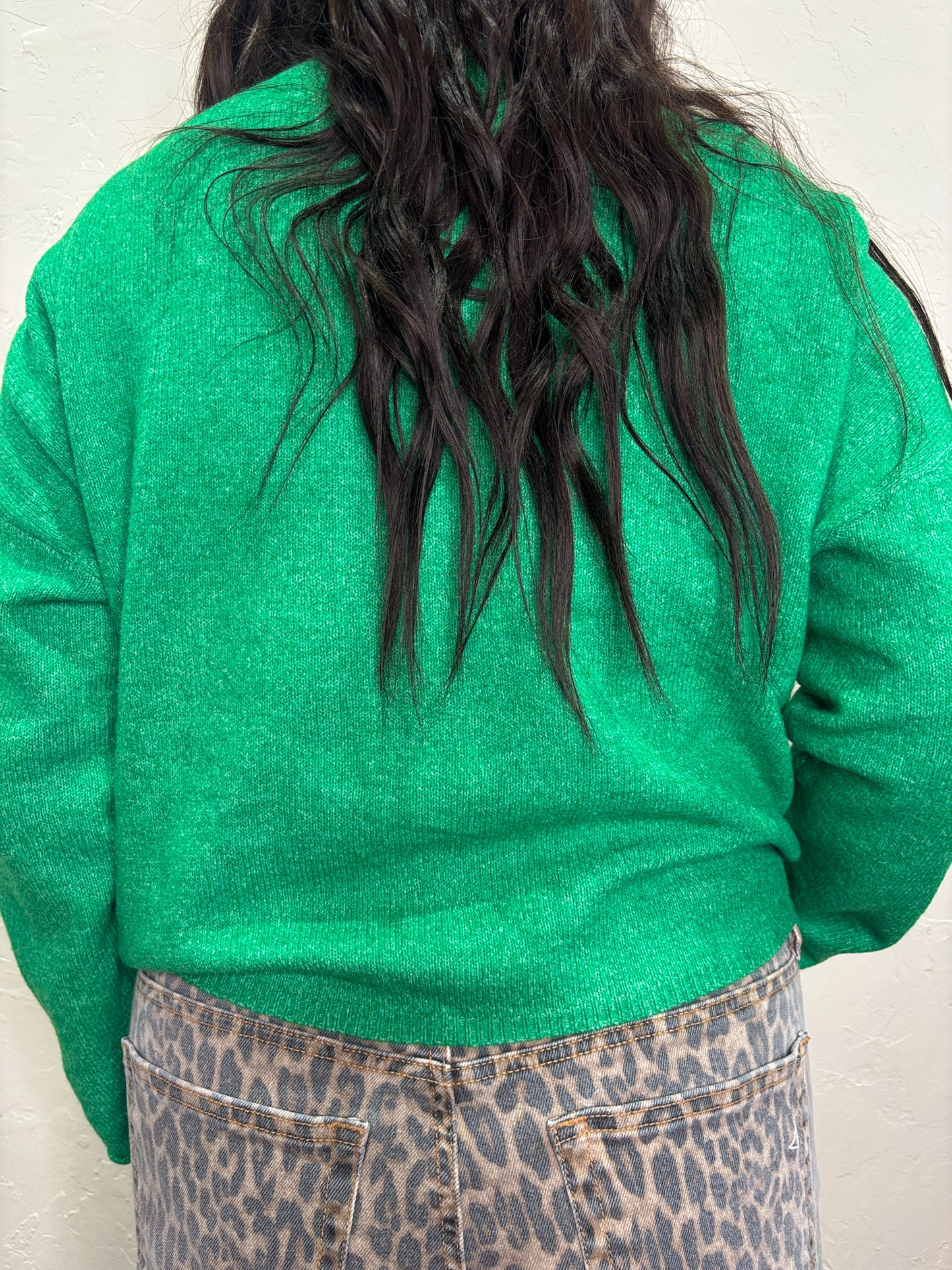 The Piper Cardigan - Kelly Green