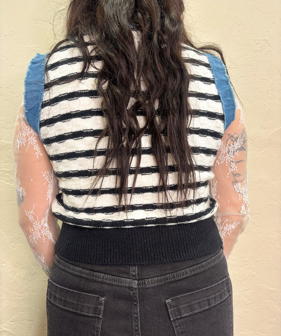 Cityscape Striped Vest