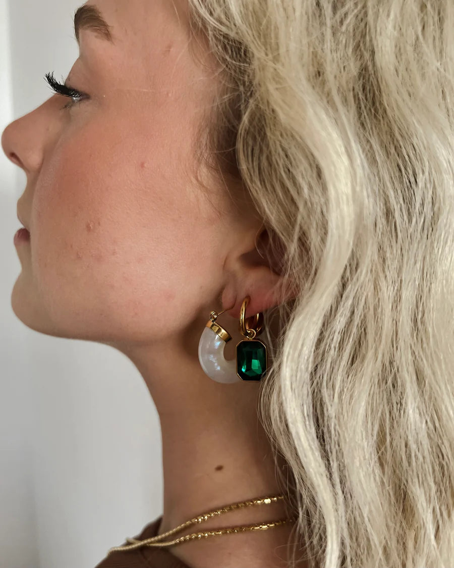 Beljoy: Elio Jewel Hoop Earrings