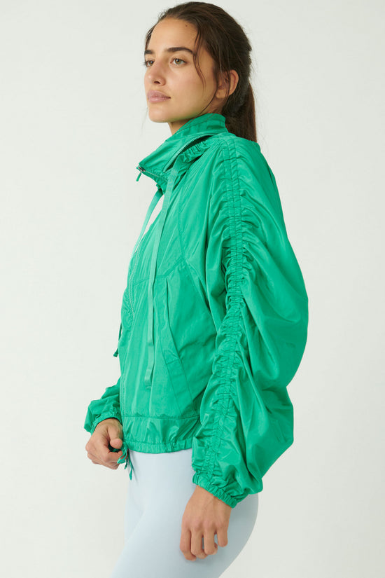 Free People: Way Home Packable Jacket - Sport Green