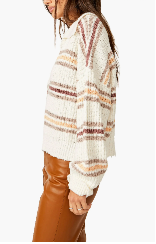 Load image into Gallery viewer, Free People: Kennedy Pullover - Ivory Oak
