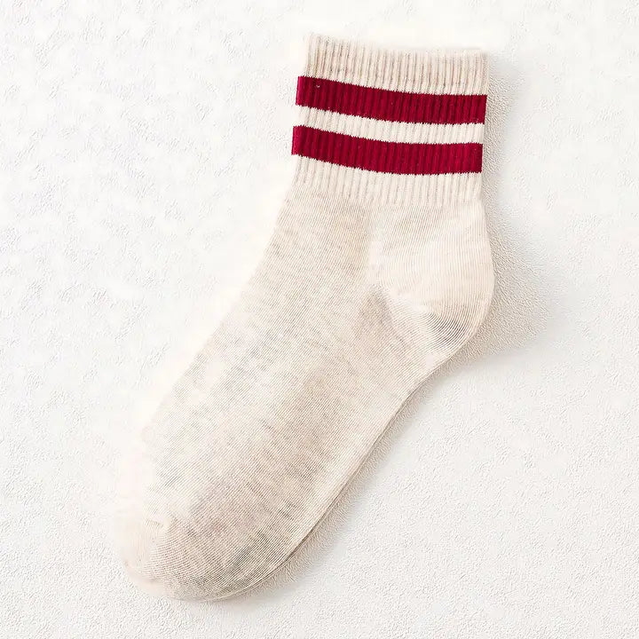 Varsity Socks-Red