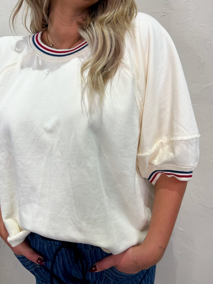 Abroad Boxy Top - Revel Boutique