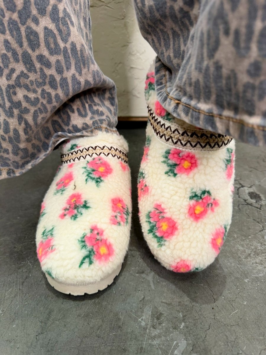 Adam Fuzz Mule - Beige - Revel Boutique