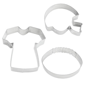 Football 3pc Cookie Cutter Set