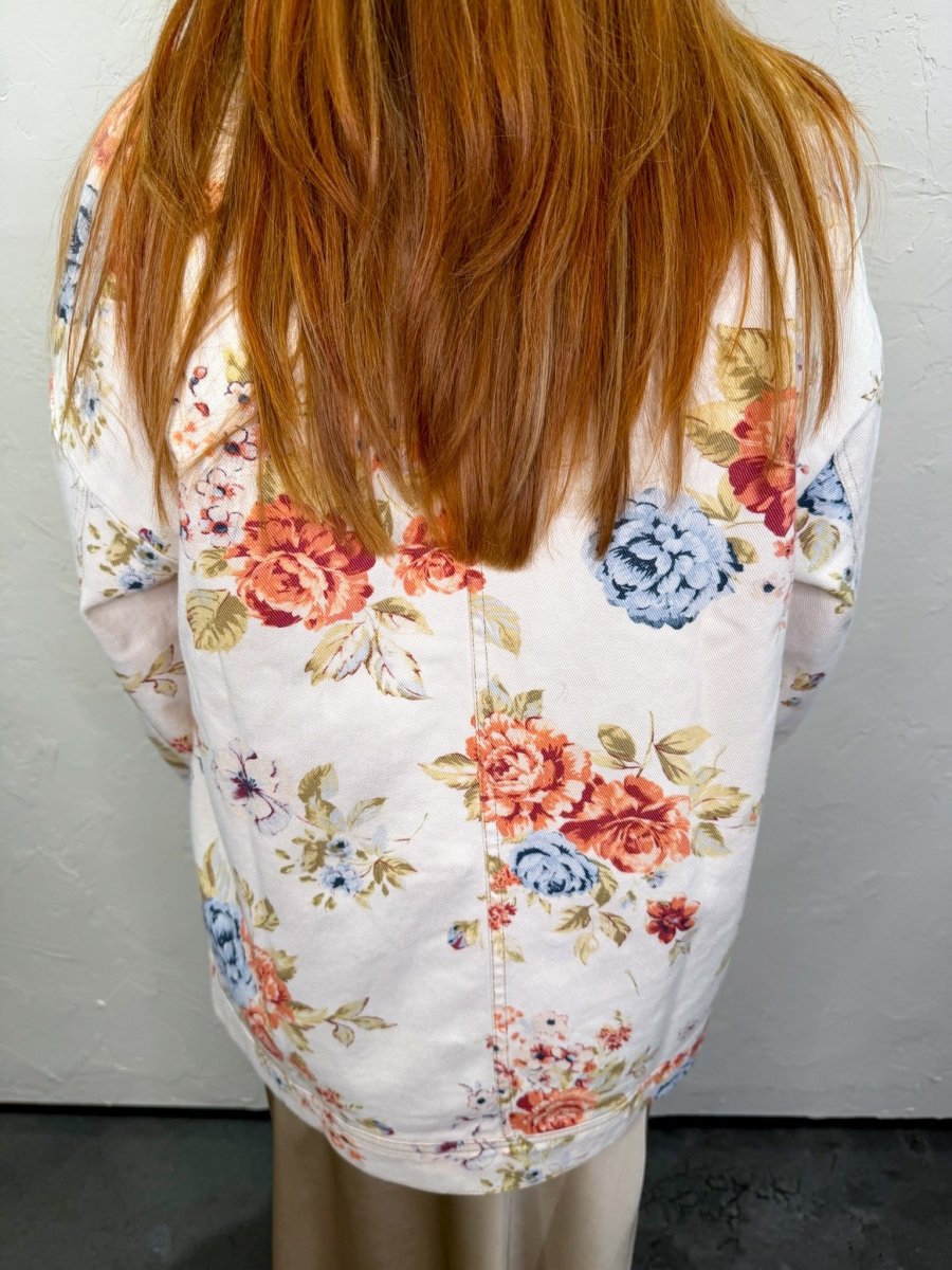 Ainsley Floral Jacket - Revel Boutique