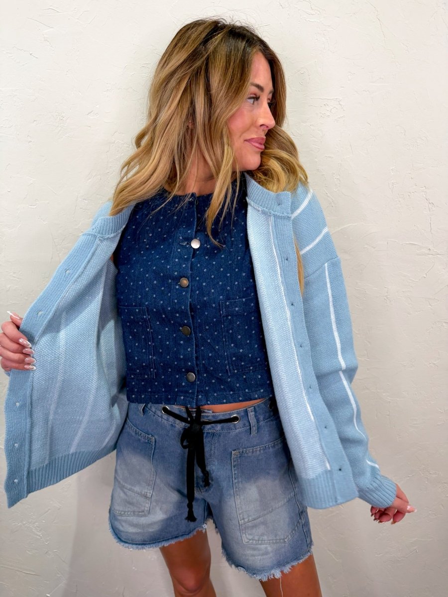 Amber Polkadot Crop - Revel Boutique