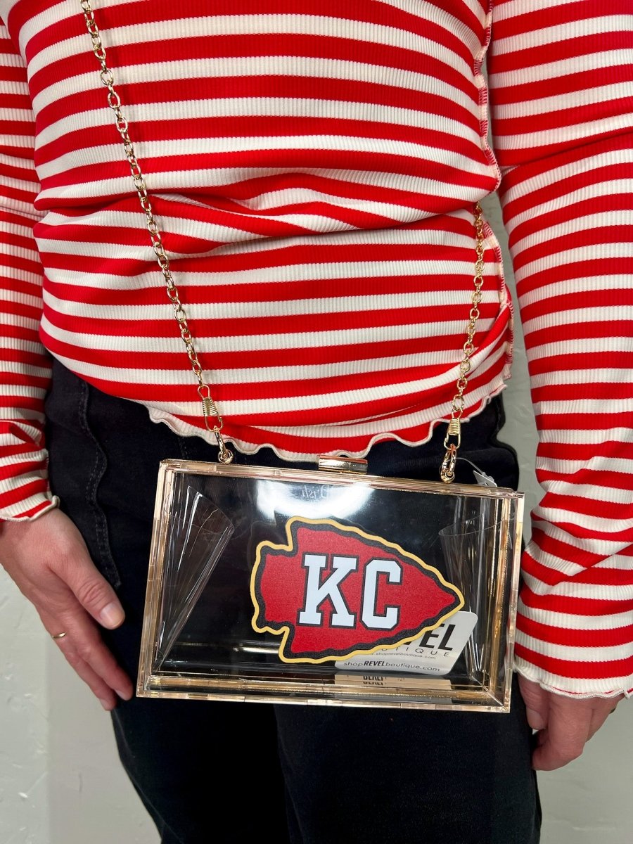 Arrowhead Clear Acrylic Purse - Revel Boutique