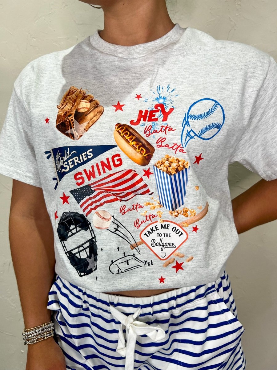 ARTISAN Baseball Days Adult Tee - Revel Boutique