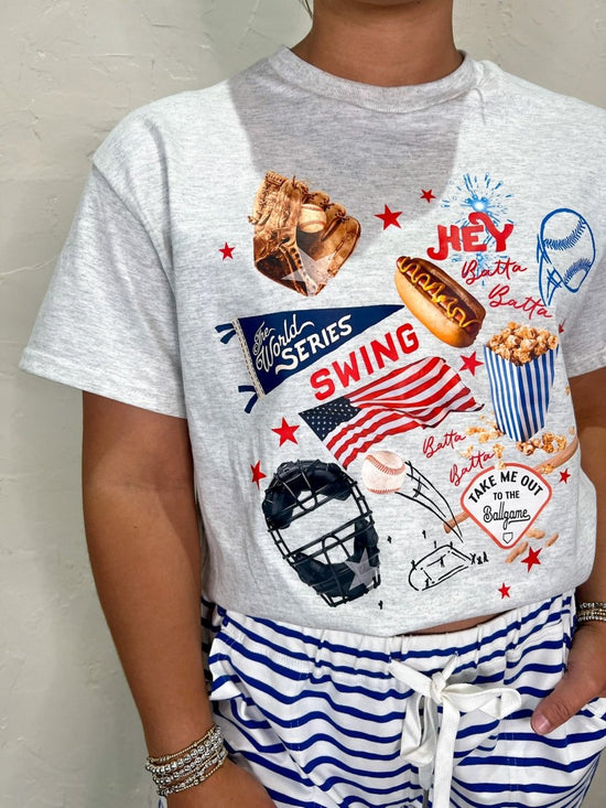 ARTISAN Baseball Days Adult Tee - Revel Boutique