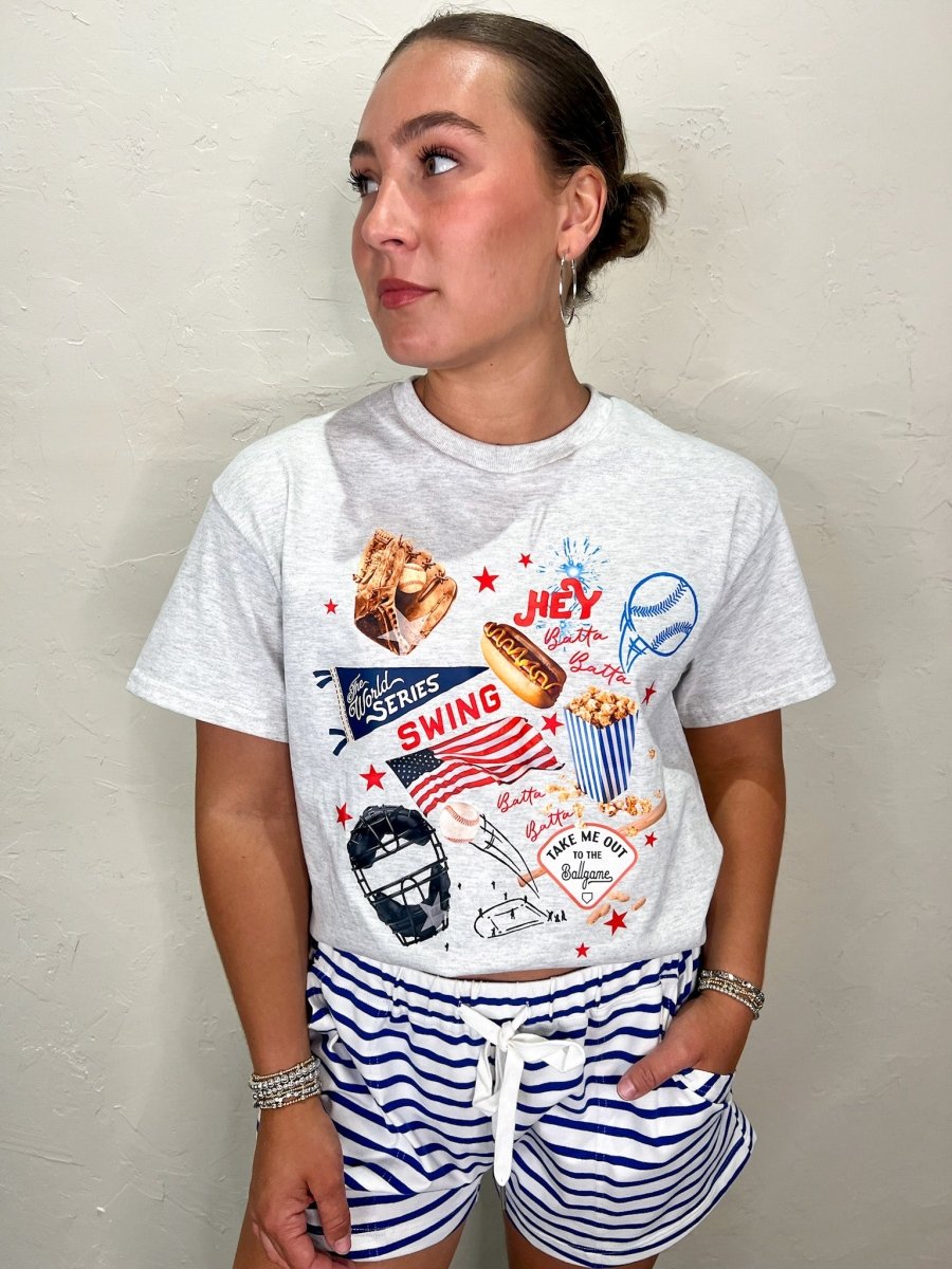 ARTISAN Baseball Days Adult Tee - Revel Boutique