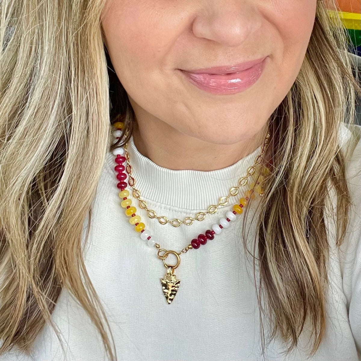 Artisan Chiefs Gemstone Candy Necklace - Revel Boutique