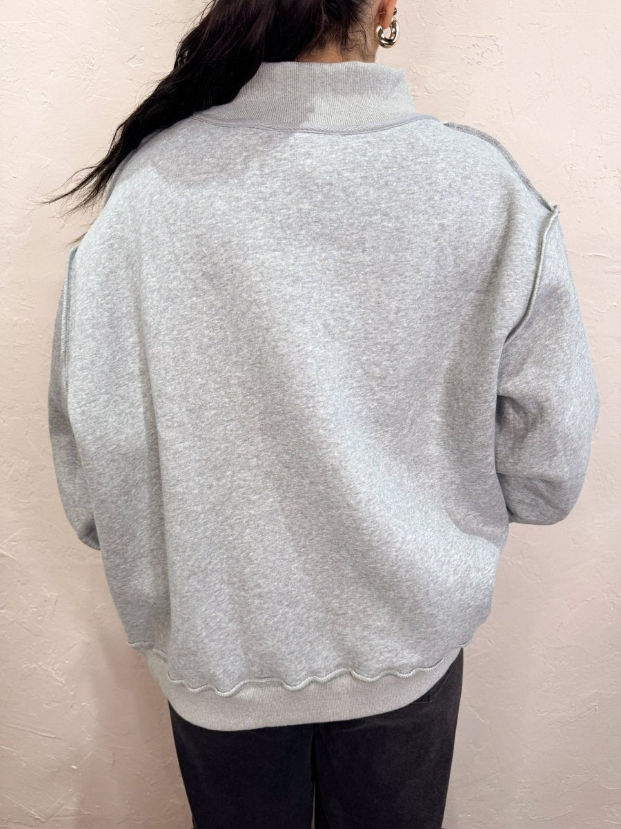 Artisan Football/Gameday Reversible Mockneck - Revel Boutique