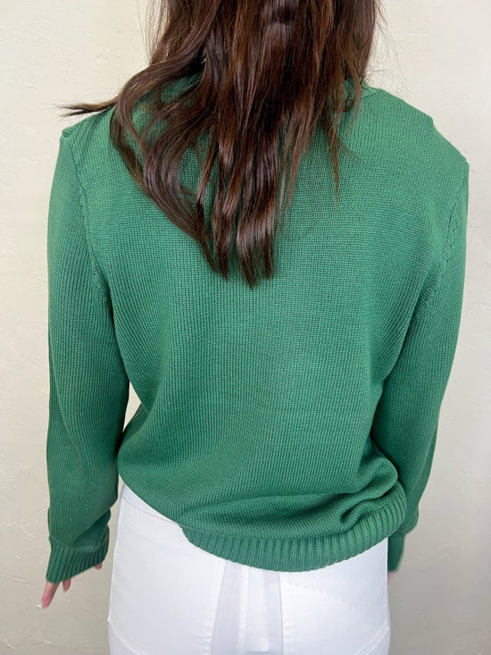 Artisan Golf Hand - Knit Sweater - Green - Revel Boutique