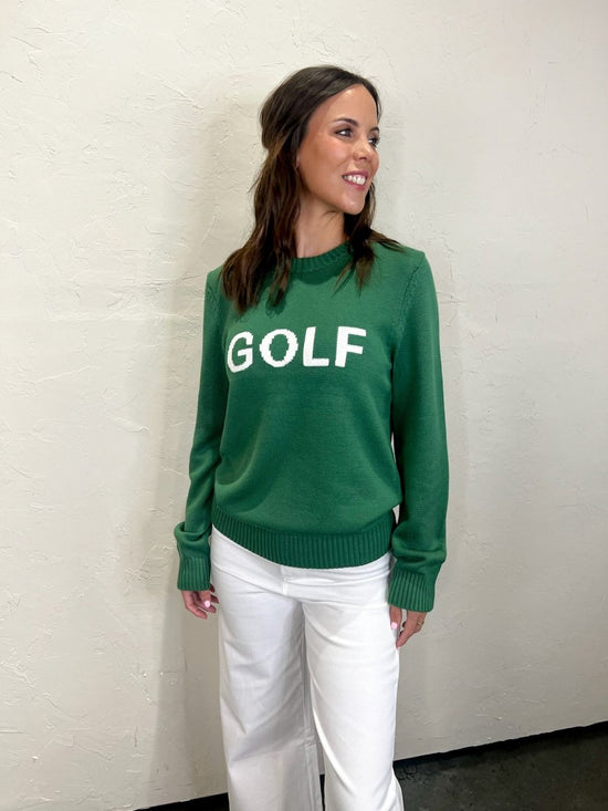 Artisan Golf Hand - Knit Sweater - Green - Revel Boutique