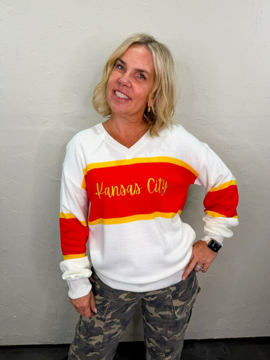 Artisan Kansas City V - Neck Sweater - Revel Boutique